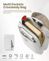 Befen Genuine Leather Small Crossbody Bags for Women, Cell Phone Cross Body Purse Bag with RFID Blocking Card Slots