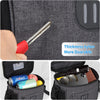Bike Handlebar Bag,Large Bicycle Front Storage Pouch Bag,6.5 Inch Transparent Pouch with Shoulder Strap