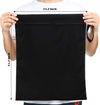 Shappy 2 Pcs Large Travel Laundry Bag Washable Waterproof Wet Dry Large Dirty Clothes Bag Bathing Workout(Solid Black)