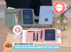 GOAUS Passport Holder for Travel with Airtag Card Slots, Money Pocket, Women Men RFID Blocking Wallet Book Case Black