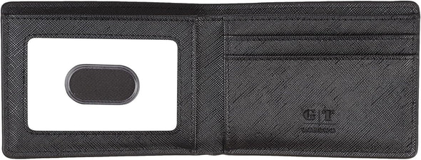 Gostwo Slim Wallet for Men Minimalist Leather ID Window Front Pocket Bifold Wallet