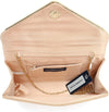 CHARMING TAILOR Faux Suede Clutch Bag Elegant Metal Binding Evening Purse for Wedding/Prom/Black-Tie Events