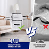TAILI Extra Large Moving Bags, 6 Pack Clear Heavy Duty Totes for Storage with Visible Window, Wrap around Handles, Storage Bags for Space Saving, Alternative to Moving Boxes