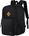 KEOFID Travel Backpack for Men and Women, anti Theft Laptop Backpack with USB Charging Port for Work, Large Bag for College, Water Resistent(Black)