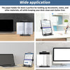 TONOS Paper Stand Document Holder - Quality Document Holder for Desk, Paper Stand for Desk When Typing, Sturdy Stainless Steel Copy Holder, Adjustable Angle, Paper Holder Stand for Desk Typing