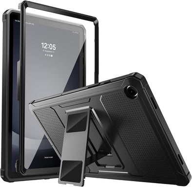 Moko Case Fit Galaxy Tab A9 plus 11-Inch 2023 (SM-X210/X216/X218), Shockproof Full Body Rugged Stand Back Cover Built-In Screen Protector Fit Galaxy Tab A9+ 11" 2023, Black
