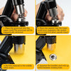 Heavy Duty Grommet Tool Kit of 1/2" 5/16" and 3/8",Multi Size Handheld Eyelet Tool Plier Rivet Press with 900 Pcs Silver Grommets for Tarp Leather Fabric
