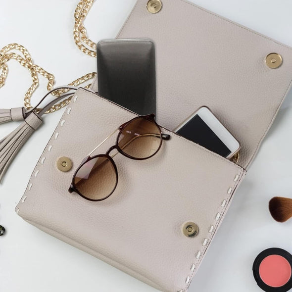 Hard Shell Eyeglass Case- Glass Case with Cleaning Cloth, Glasses Case Hard Shell for Men Women