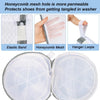 Vivifying Shoe Washing Machine Bag, 2 Pack Honeycomb Mesh Laundry Bag with Zipper for Sneakers, Running Shoes, Sock, Bras, Delicates and Toys