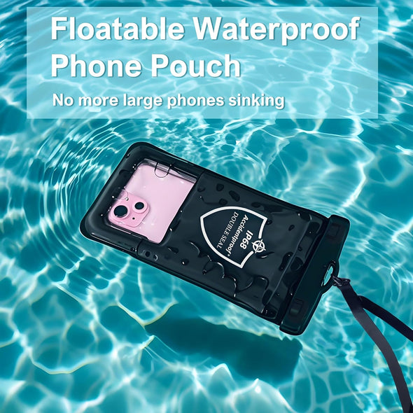 Airuntech Waterproof Phone Pouch,Waterproof Phone Case with Lanyard Protector for Iphone 15 14 13 12 11 Pro Max,Waterproof Cellphone Bag Beach Cruise Ship Essentials Vacation Accessories