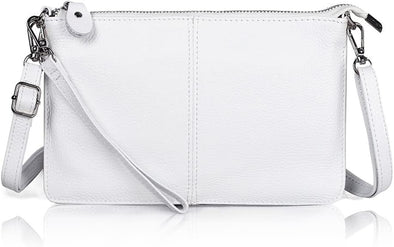 Befen Genuine Leather Wristlet Clutch Wallet Purses Small Crossbody Bags for Women with RFID Blocking Card Slots