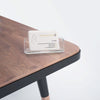 8 Pack Acrylic Business Card Holder for Desk, Clear Plastic Business Cards Display Holders Stand, Fits 30-50 Business Cards