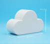 Meyerascal White Cloud Magnetic Key Holder for Wall, Strong Magnetic to Securely Hang Multiple Keys and Keychain, Novelty Cute Home Decorations, Easy to Install and Convenient to Use. (White)