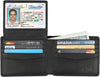 Wallet for Men-Genuine Leather RFID Blocking Bifold Stylish Wallet with 2 ID Window