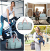FIORETTO Women'S Gym Duffle Bag with Shoes Compartment, 37L Capacity, Ideal for Travel, Gym, Sports, Duffel, Weekender