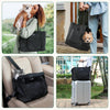 Pecute Dog Purse Carrier, Dog Carrier with Pockets for Small Dogs, Fits Dogs 5.5 Lbs to 11 Lbs, Lightweight Dog and Puppies Tote Bag Carrier, Outing, Travel, Vet, Black