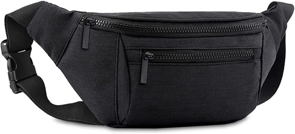 FYDELITY Ultra-Slim Fanny Pack - Crossbody Belt Bag For Men & Women, Low Profile, No Bulge, Adjustable