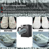 Shoe Washing Machine Bag, Laundry Shoe Bag for Washer and Dryer, Reusable Zipper Plush Sneaker Washing Machine Bag for Shoes, Gym,Tennis Shoes, Sports Delicate Gray 2Pc