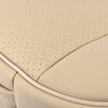 Luxury PU Leather Car Seat Cover Protector Front Car Seat Cover Seat Bottom Cover Single Seat Cover-Compatible with 90% Vehicles (Width 20.8× Deep21 × Thick 0.2 Inch) (Beige)
