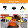 Emergency Fire Blanket for Home Kitchen - KANHIRO Fiberglass Fire Suppression Blanket Great for School, Fireplace, Grill, Car, Office, Warehouse (4 Pack, 39 in X 39 In)