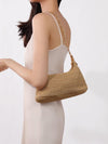 Women'S Straw Woven Beach Bag Summer Vacation Shoulder Purse