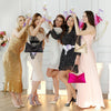 Women Satin Evening Handbag Wedding Prom Clutch Purse Formal Cocktail Party Clutches Shoulder Bag with 2 Bag Chains