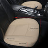 Luxury PU Leather Car Seat Cover Protector Front Car Seat Cover Seat Bottom Cover Single Seat Cover-Compatible with 90% Vehicles (Width 20.8× Deep21 × Thick 0.2 Inch) (Beige)
