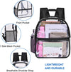 USPECLARE Clear Backpack for Stadium Approved 12×6×12, Water Proof Clear Bag for Stadium Events and Concert Work Sport Event