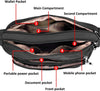 VOLGANIK ROCK RFID Purses for Women Fabric Nylon Multi Pocket Crossbody Bag Ladies Travel Handbag