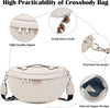 Eslcorri Crossbody Bags for Women - Fashion Sling Purse Shoulder Bag Fanny Pack Leather Causal Chest Bum Bag Cross Body Purse