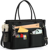 RAINSMORE Laptop Bag for Women 15.6 Inch Work Teacher Tote Nurse Bag Professional Laptop Tote Computer Messenger Shoulder Bags Large Handbag Business Office Work Briefcase
