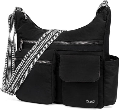 CLUCI Travel Purses for Women, Waterproof Nylon Crossbody Bags for Woman Trendy, anti Theft Shoulder Bag for Ladies