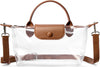 BOSTANTEN Clear Bag for Stadium Approved Small Crossbody Purse Handbags for Concerts Sports Events