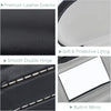 Moko Double Eyeglass Case, Contact Lens Case with Mirror Tweezers Remover, 2 in 1 Double Sided Portable Contact Lens Box Holder Container Soak Storage Kit Sunglasses Pouch for Men & Women, Black