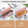 Marvolia Glasses Case Hard Shell - PU Leather Eyeglass Cases Eyeglasses Case for Sunglasses Eye Glasses Cases
