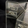 Minesign Sunglasses Organizer Clear Eyeglasses Display Case Sticker Display Tray for Glasses Tabletop Holder Stand (6 Layer)