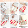 KPX 8 Set Packing Cubes for Travel, Luggage Packing Organizers Accessories Large Toiletries Bag for Clothes Shoes Cosmetics (Strawberry)