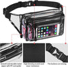 Clear Bag Stadium Approved Large Clear Fanny Pack for Women for Work,Multi-Purpose Waist Bag for Travel & Sporting Event