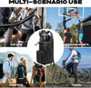 Magnetic Gym Bag for Men and Women, Magnetic Water Bottle Holder for Gym, Small Gym Bag, Gym Gifts for Women and Men (All Black)