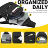 Crossbody Bags for Women, Sling Bag for Men, Small Hiking Backpack anti Theft Lightweight for Outdoors Travel (M, Black)