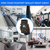 Airtag Passport Holder Cover Wallet Travel Essentials Leather Travel Wallet Rfid Blocking Case Vacation Travel Must Haves Travel Accessories for Men Women (117#Brown)