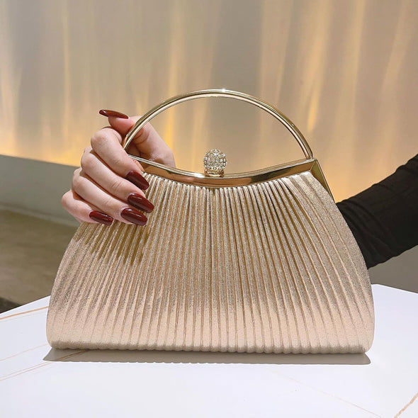 Clutch Purses for Women Evening Bags Party Clutches Handbag with Detachable Chain Strap for Cocktail Party Wedding