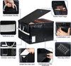 Fireproof Document File Organizer Box, Fireproof Safe Box with Lock, Portable Office Storage Cabinet for Hanging Letter/Legal Folder 16.1 X 12.9 X 11In