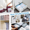 Compression Packing Cubes, 5 Set Packing Cubes for Travel Compression, Lightweight Compressible Package Organizer for Carry on and Suitcases, Light Grey