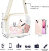 KETIEE Clear Crossbody Bag, Stadium Approved Clear Purse Bag for Concerts Sports Events Festivals