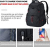 VANKEAN 17.3'' Travel Laptop Backpack TSA Friendly, Water Resistant anti Theft Extra Large College Backpacks with RFID Pockets, USB Port for Men Women Business Work Bag, Black