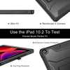 Soke Case for Ipad 9Th/8Th/7Th Generation 10.2-Inch (2021/2020/2019 Release), with Built-In Screen Protector and Kickstand, Rugged Full Body Protective Cover for Apple Ipad 10.2 Inch - Black
