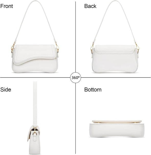 KKXIU Shoulder Bag for Women Small Clutch Purses Cute Hobo Handbag Trendy Underarm Bag