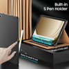 OKP Case for Samsug Galaxy Tab A9+ plus 11 Inch 2024(SM-X210/X216/X218), PU Leather Folio Cover with Multi-Angle Stand//Pen Holder, Auto Wake/Sleep Case for Galaxy A9+ 11" Tablet (Black+Brown)