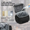 Lunch Box for Men, Tactical Lunch Bag MOLLE Webbing Leakproof Insulated Large Lunch Cooler Women Adult Meal with Adjustable Shoulder Strap Durable Lunch Pail(Black)
